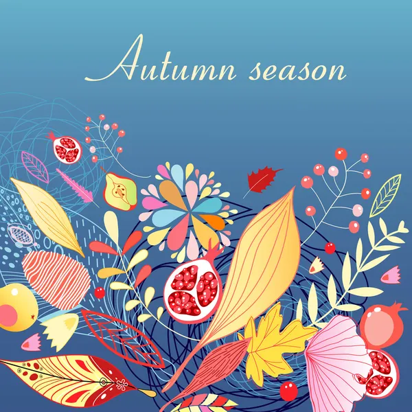 Saison d'automne — Image vectorielle