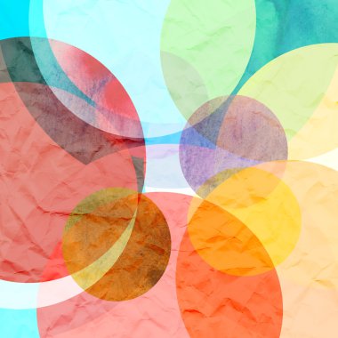 Çemberlerin soyut arkaplanı