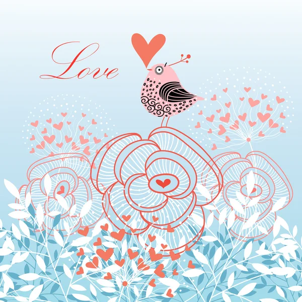 Love bird — Stock Vector