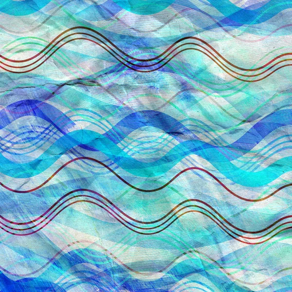 Fundo abstrato com listras ondas — Fotografia de Stock