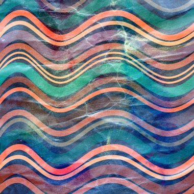 çizgili dalgalar ile arka plan