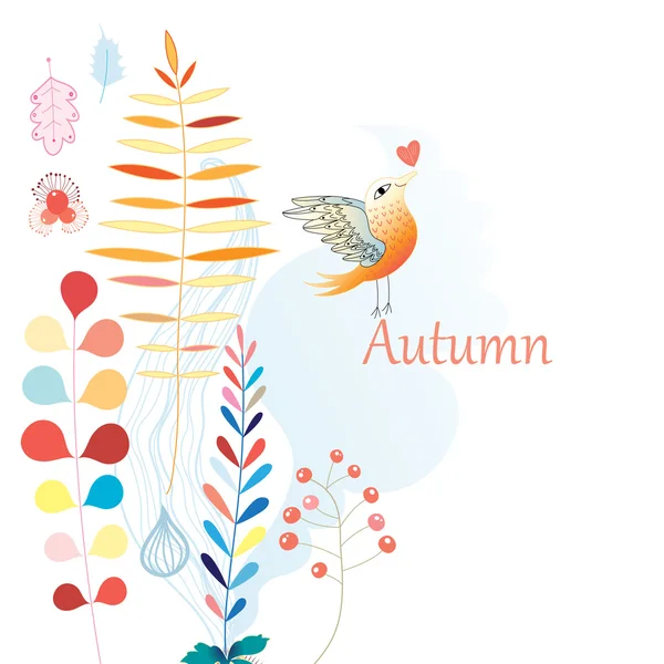 Autumn background — Stock Vector