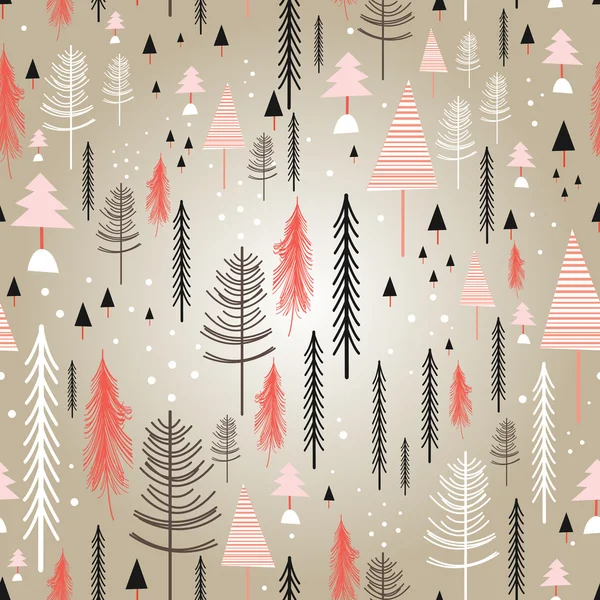 Texture winter forest — Stock Vector