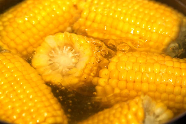 Matlagning corn — Stockfoto