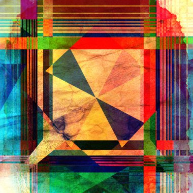 soyut geometrik desen