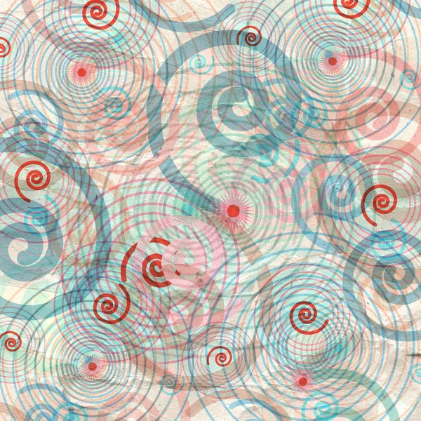 Abstract pattern from curls — Stock Photo, Image