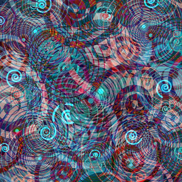 Abstract patroon van krullen — Stockfoto