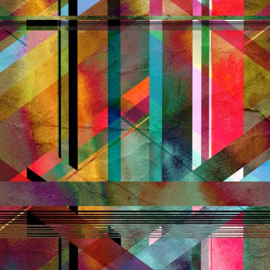 soyut geometrik desen