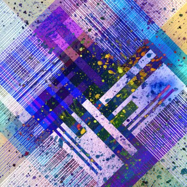 soyut geometrik desen