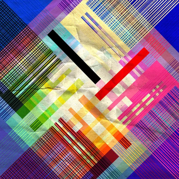 Elvont színes geometriai minta — Stock Fotó