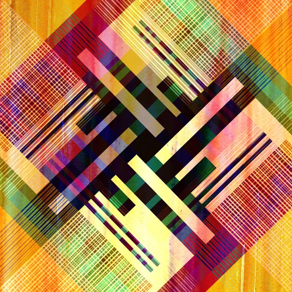 Abstrakcyjny kolorowy wzór geometryczny — Zdjęcie stockowe