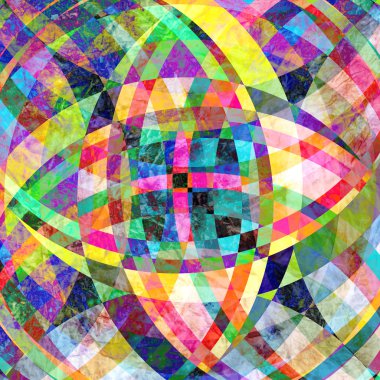 soyut geometrik desen