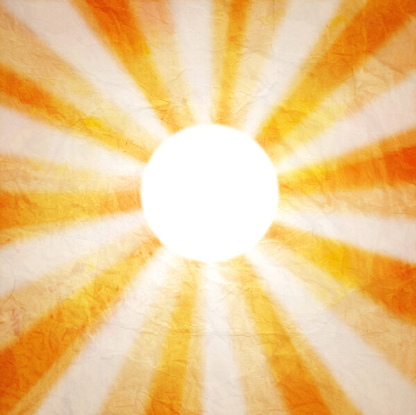 abstract background with the sun