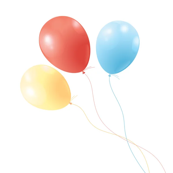 Globos multicolores — Vector de stock