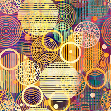 soyut geometrik desen