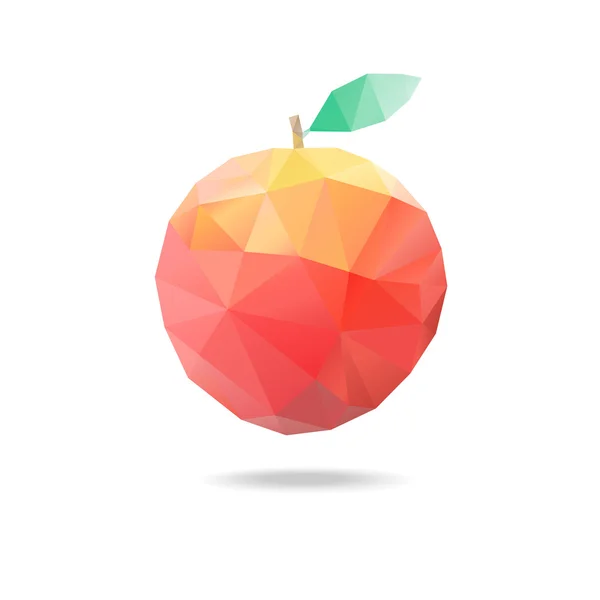 Jablko trojúhelníků — Stockový vektor
