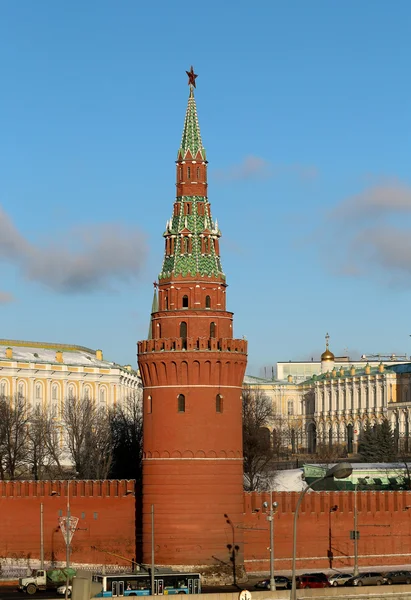 Watertoren van het kremlin van Moskou — Stockfoto