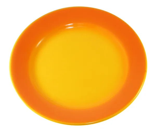 Orange plate — Stock Photo, Image