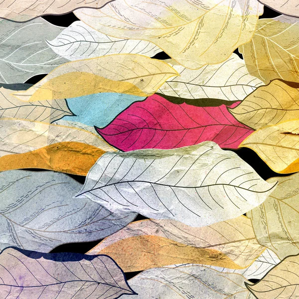 Pattern of autumn leaves — Stock Photo, Image