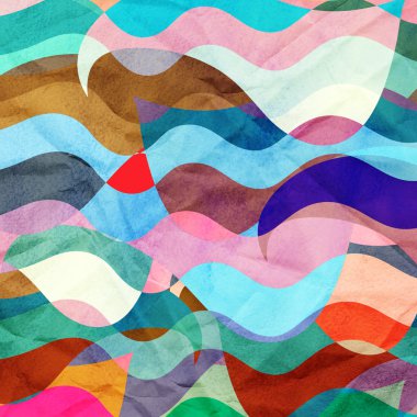 parlak dalgalı arka plan 