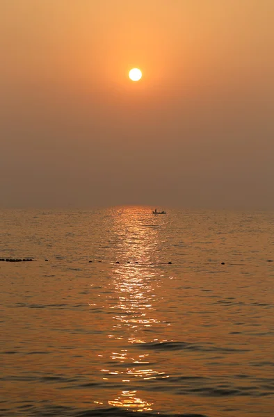 海上落日 — 图库照片