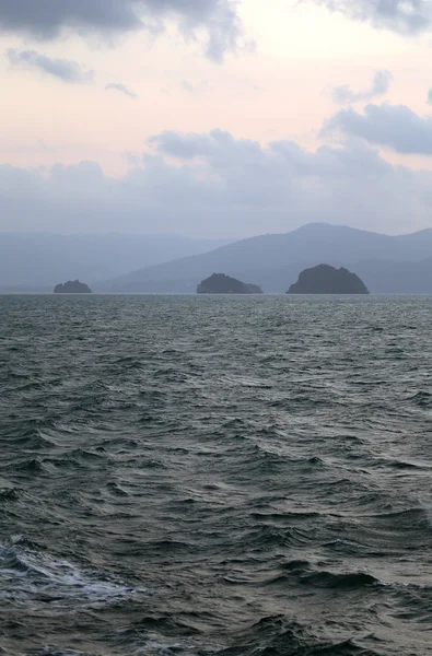 海洋今天上午的景观krajobraz morskich rano — 图库照片