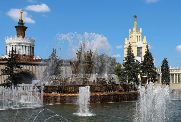 Fontaine "Fleur de pierre" à Moscou — Photo