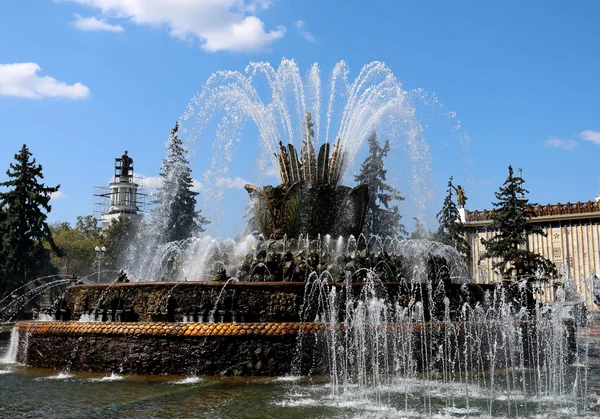 Fontein "stenen bloem" in Moskou — Stockfoto