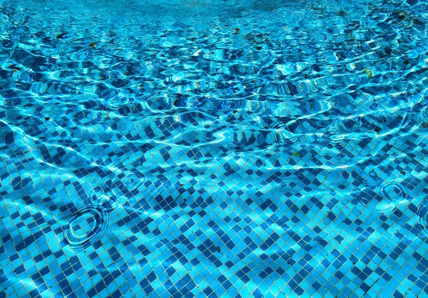 Photo Blue Transparent Water Background — Stock Photo, Image