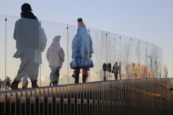 Foto Siluety Lidí Parku Jaře Stock Fotografie