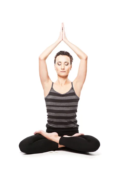 Yoga praktijk — Stockfoto