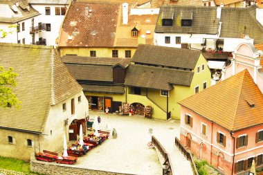 Cesky Krumlov, Czech Cumhuriyeti görüşü.