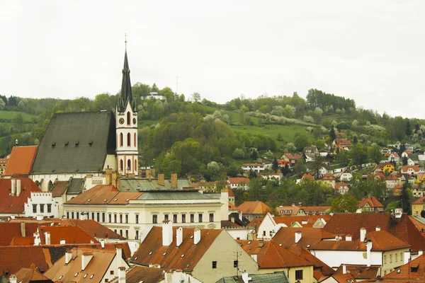 Uitzicht op cesky krumlov, Tsjechië. — Stockfoto