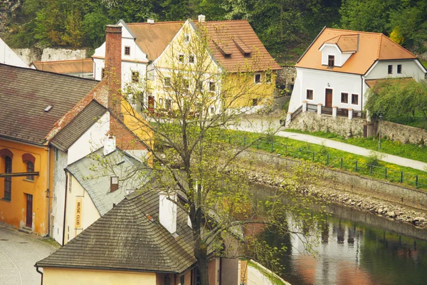 Widok cesky krumlov, Republika Czeska. — Zdjęcie stockowe