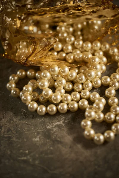 Surtido Joyas Retro Bijou Vintage Perlas —  Fotos de Stock