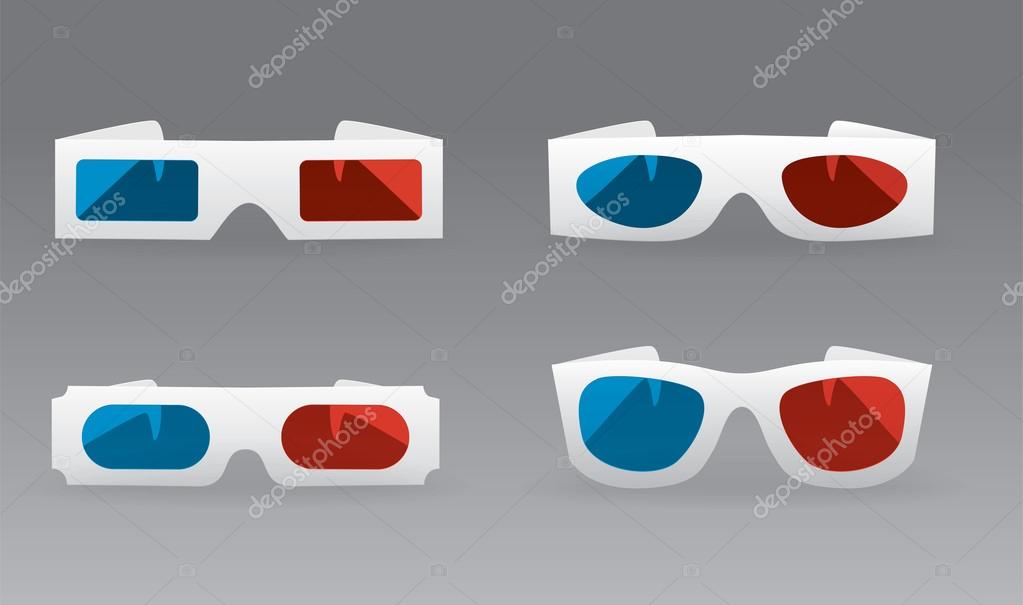 Vektor 3d Brille Vektorgrafik Lizenzfreie Grafiken C Odes 20243991 Depositphotos