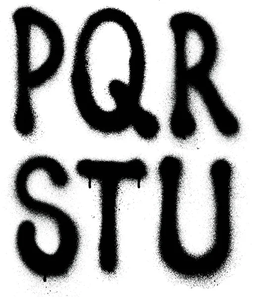 Spray paint script font