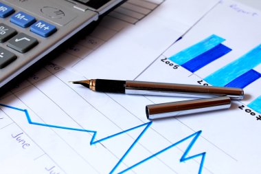 iş grafiği gösteren finansal büyüme