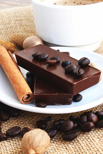 Kawa czekolada — Zdjęcie stockowe