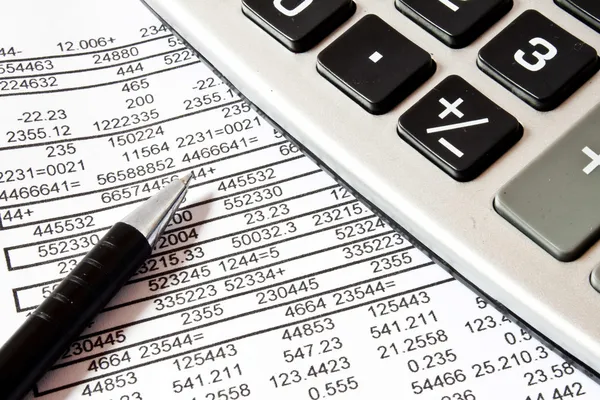 Calculations,accounting concept — Stock Photo, Image