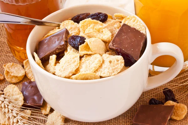 Muesli breakfast — Stock Photo, Image