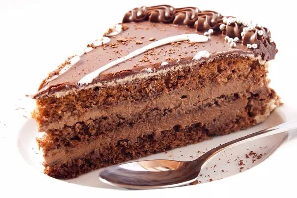 Torta al cioccolato — Foto Stock