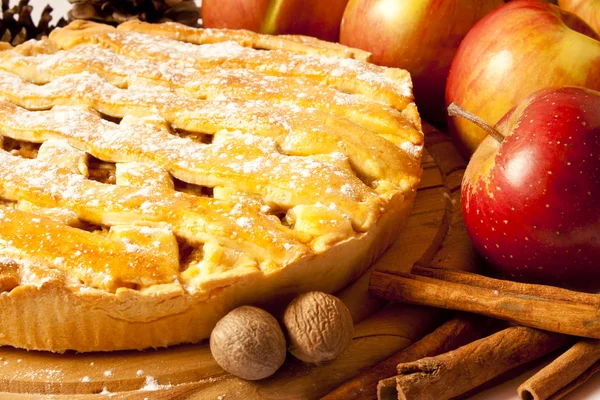 Tarte aux pommes — Photo