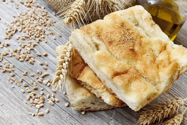 Pão Focaccia — Fotografia de Stock