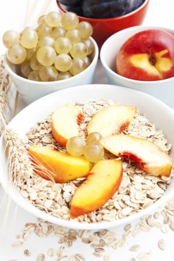 Sağlıklı kahvaltı.