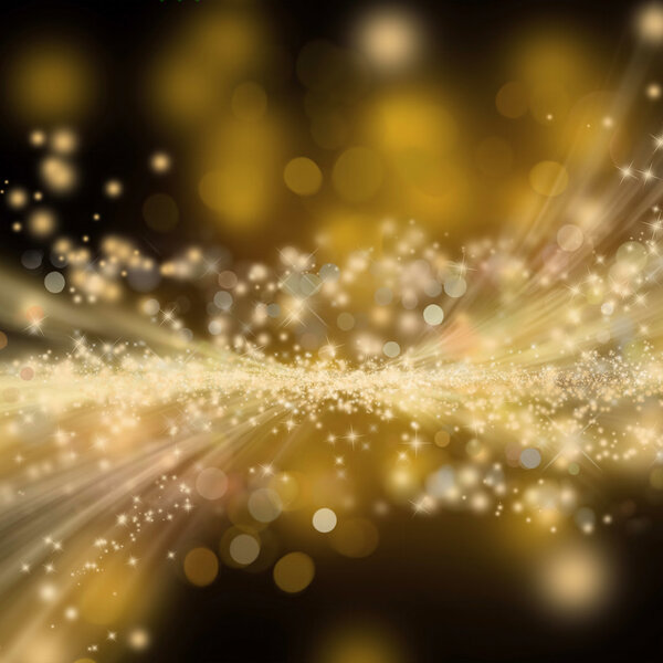 Golden shiny holiday background — Stock Photo, Image