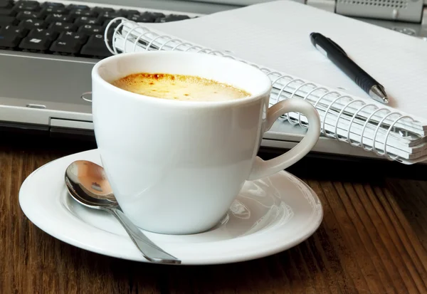 Капучино cup.coffee брейк — стоковое фото