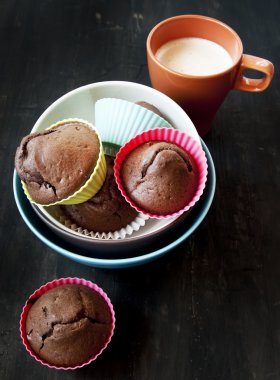 çikolatalı kurabiye ve süt