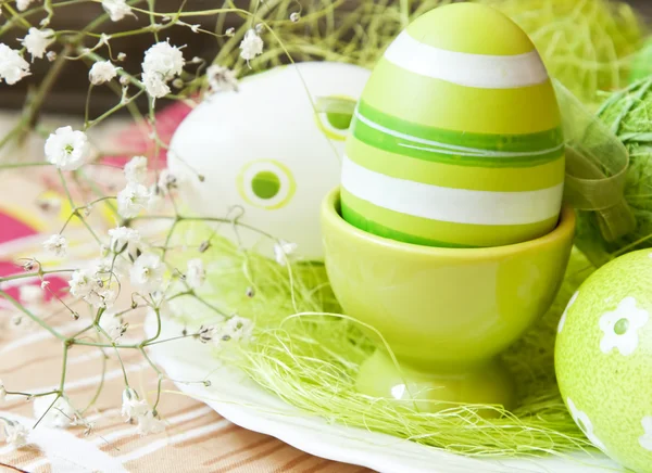 Zdobená velikonoční vajíčka — Stock fotografie