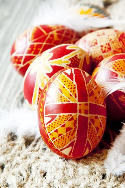 Traditional Painted Easter Eggs — Stock Photo, Image